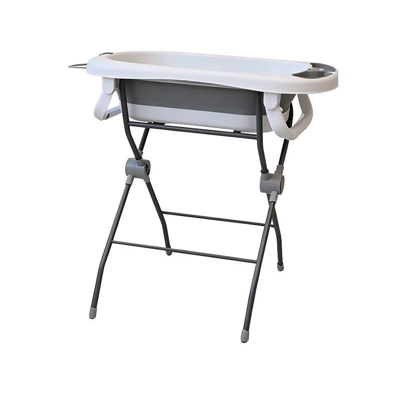Faltbare Babybadewanne mit Metallgestell (ohne Räder)