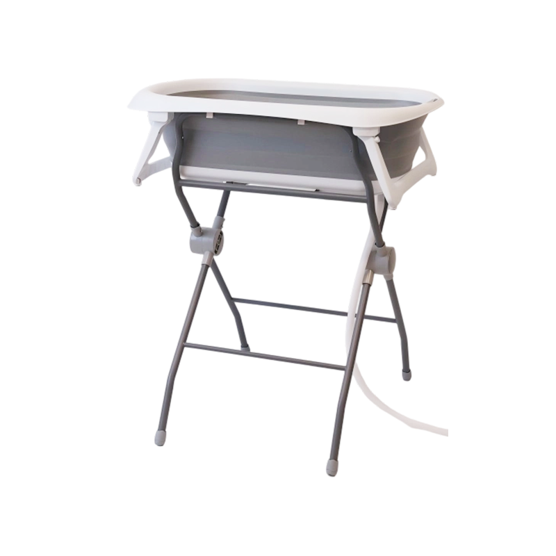 Faltbare Babybadewanne mit Metallgestell (ohne Räder)